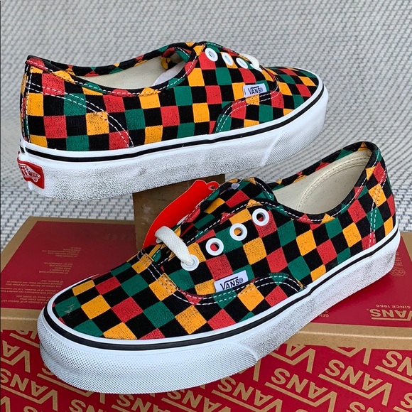 VANS AUTHENTIC WASHED BLACK/MULTI WMNS - Picture 5 of 16